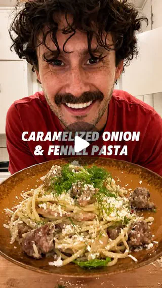 Video thumbnail: Caramelized Onion & Fennel Pasta